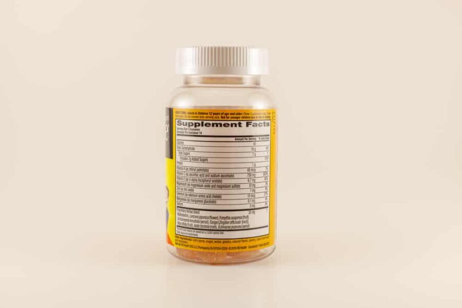 Airborne tablets ingredients back label