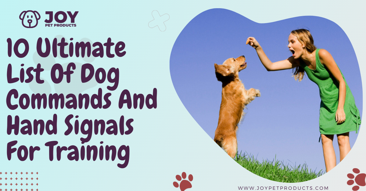 dog command hand signals