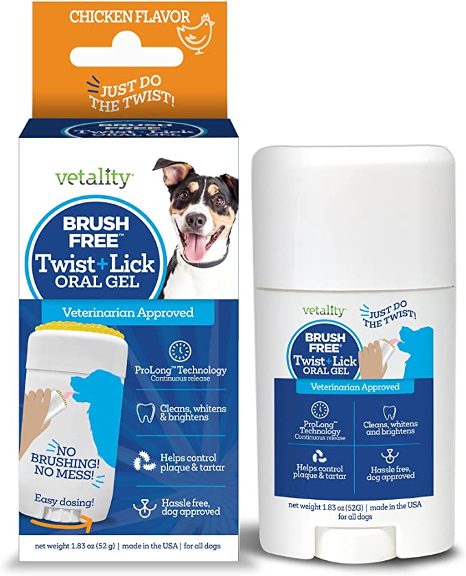 Vetality Brush Free Twist + Lick Oral Gel